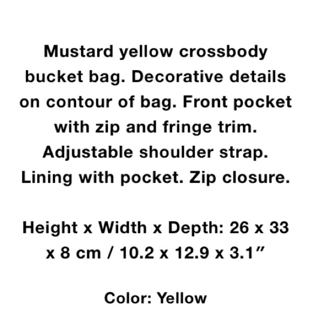 NWT • Zara • Studded Crossbody Bucket Bag - Picture 4 of 7